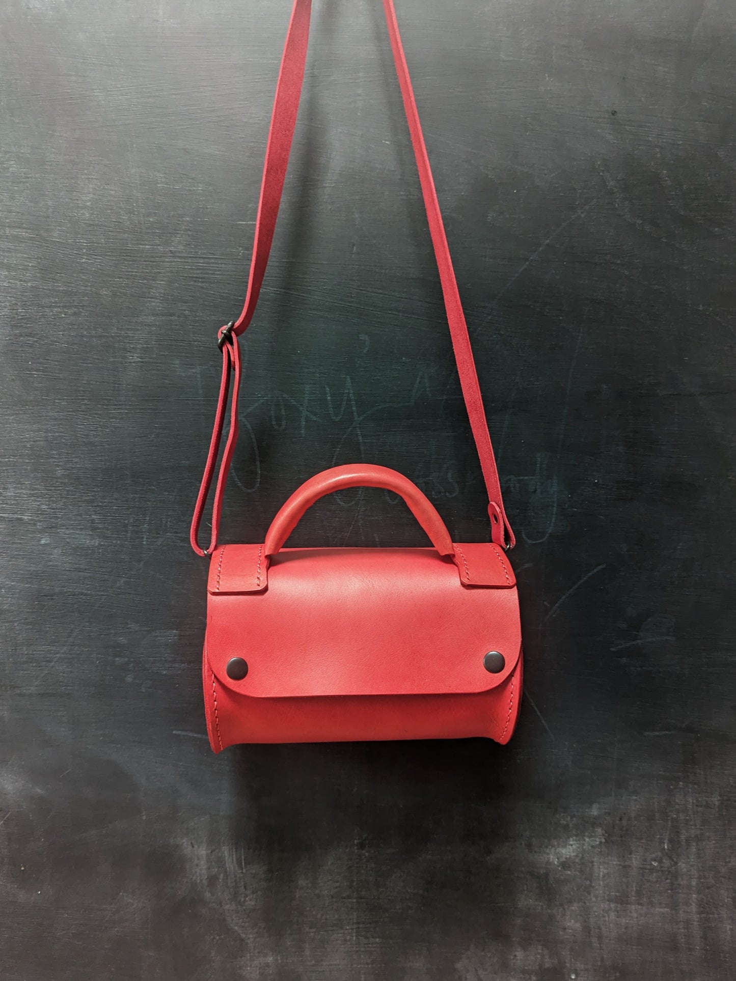 ** SALE ** Top Handle Barrel Bag