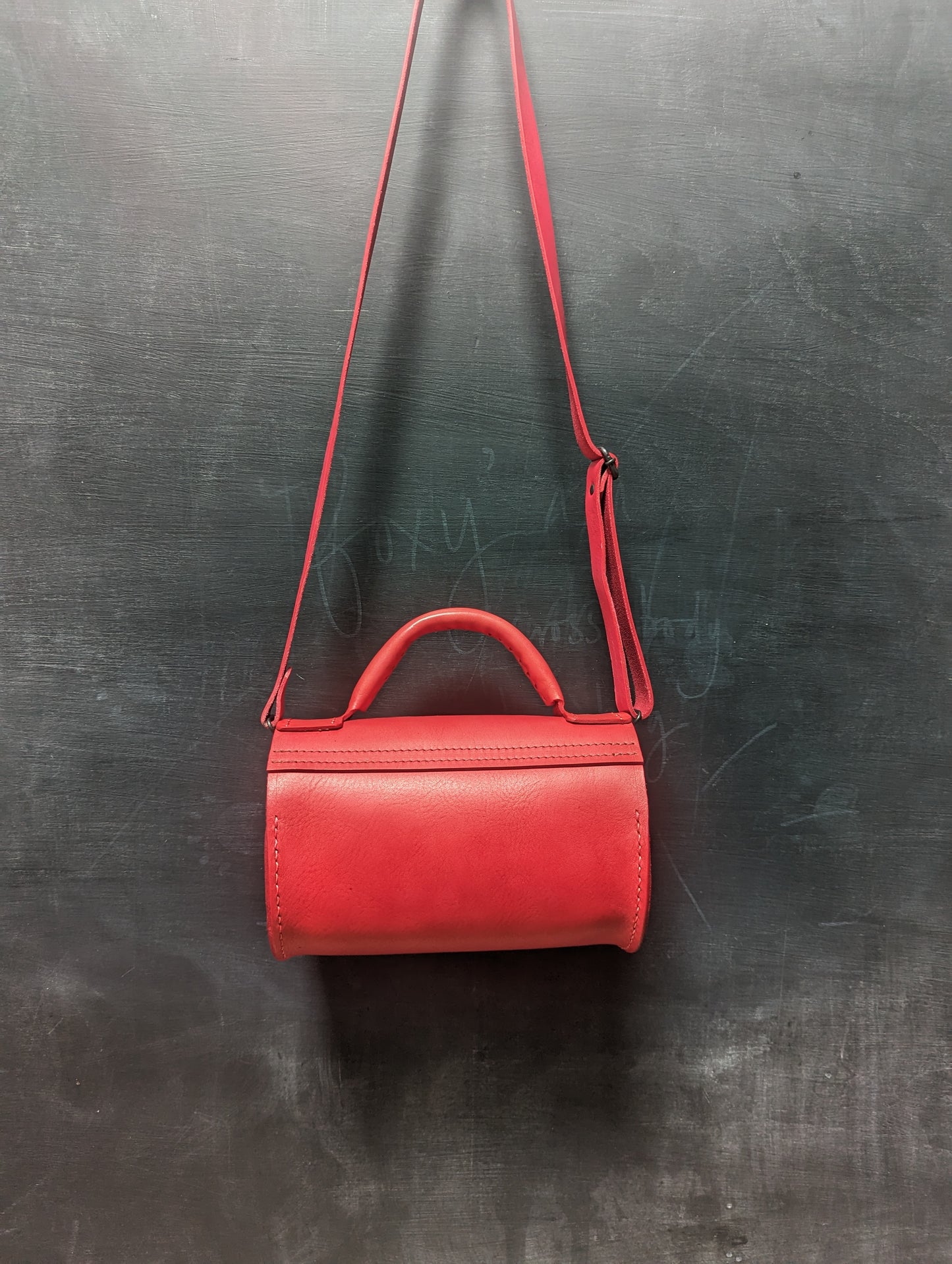 ** SALE ** Top Handle Barrel Bag